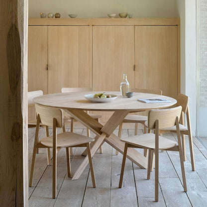 Mesa de jantar circular