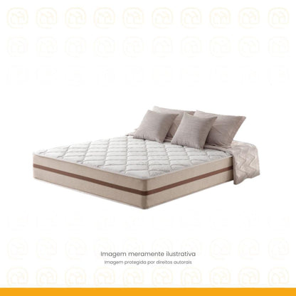 Cama box com Baú King + Colchão