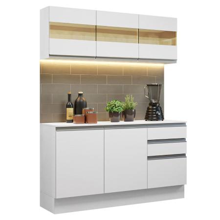 Armário de Cozinha compacto 1,20 cm 100%mdf.