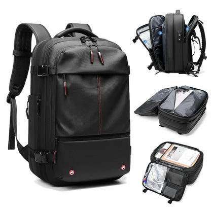 A Mochila de Viagem com Cadeado e Compressão a Vácuo Essence Trip + Brinde Necessaire